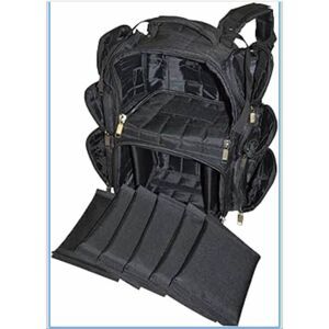 Explorer NEW Tactical Heavy Duty Range Backpack black R4 With Adjustable Compart